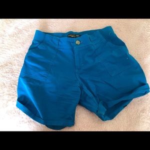 Blue shorts